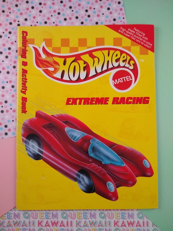Vintage 1998 Hot Wheels Mattel Extreme Racing Coloring & Etsy