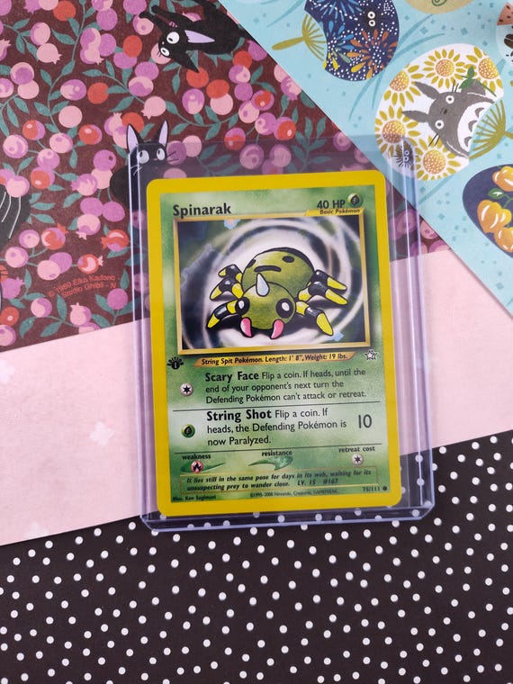 pokemon card spinarak Vintage Common main image 0