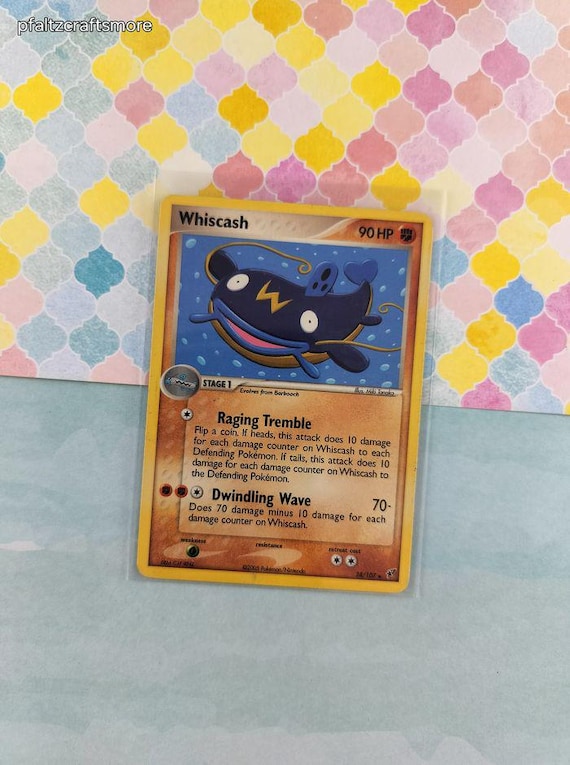 pokemon whiscash card Whiscash (28/107) (Stamped) [EX: Deoxys] main image 1