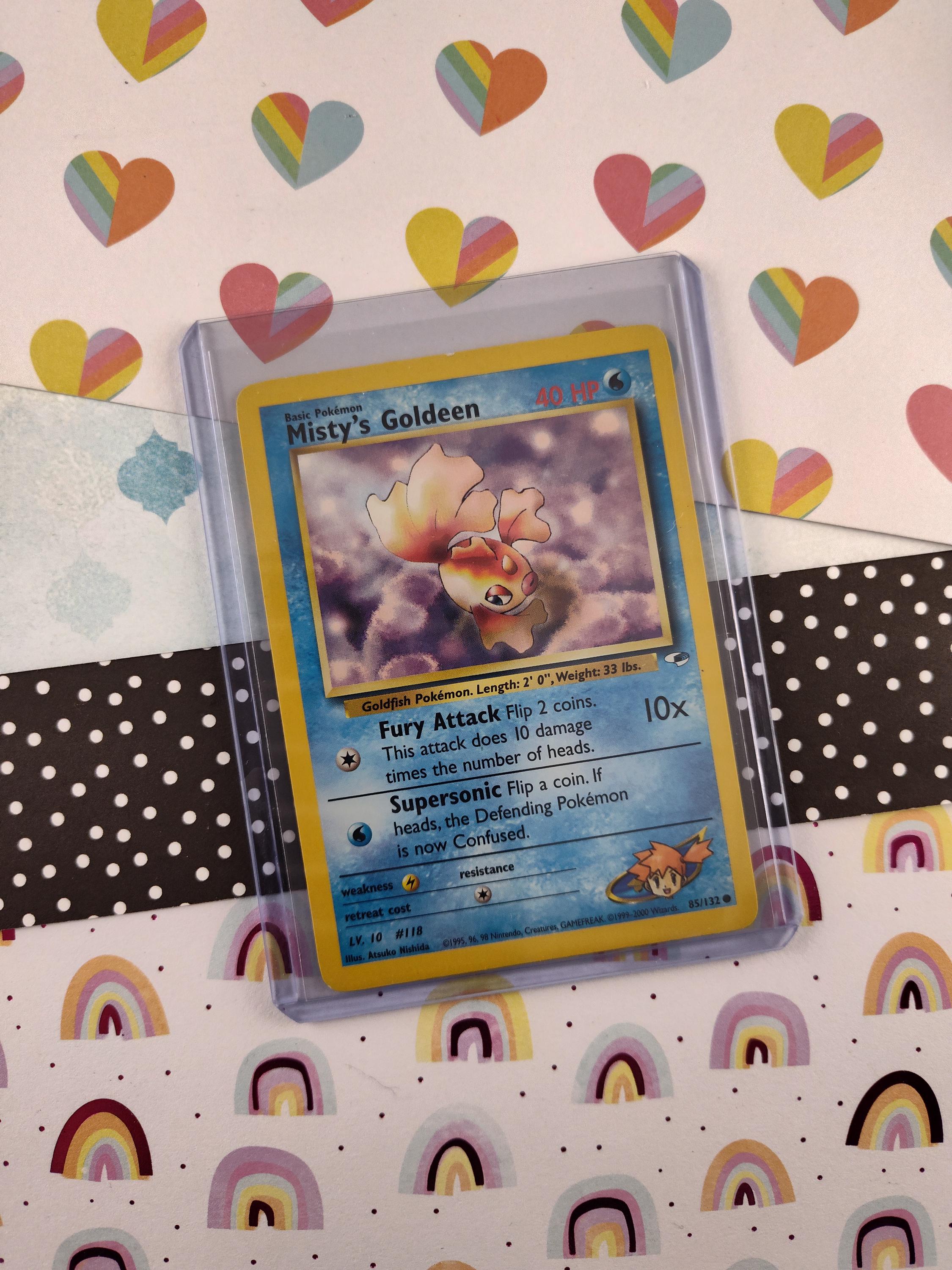 Vintage Common - Misty's Goldeen Gym Heroes Non-holo Pokemon Card 85/132 -  NM - Etsy