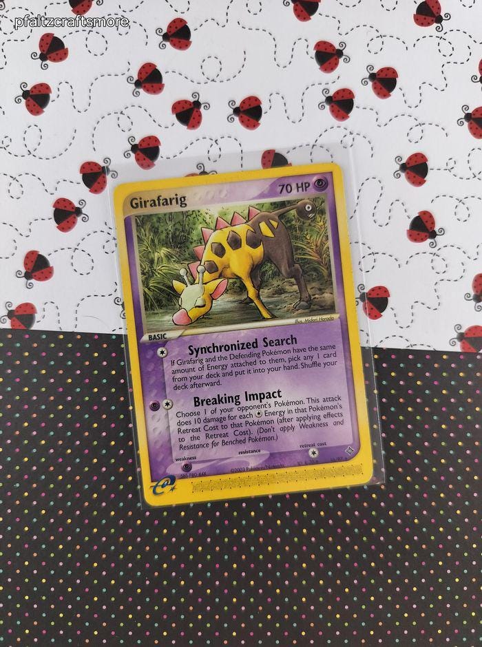 Girafarig Toy - Etsy