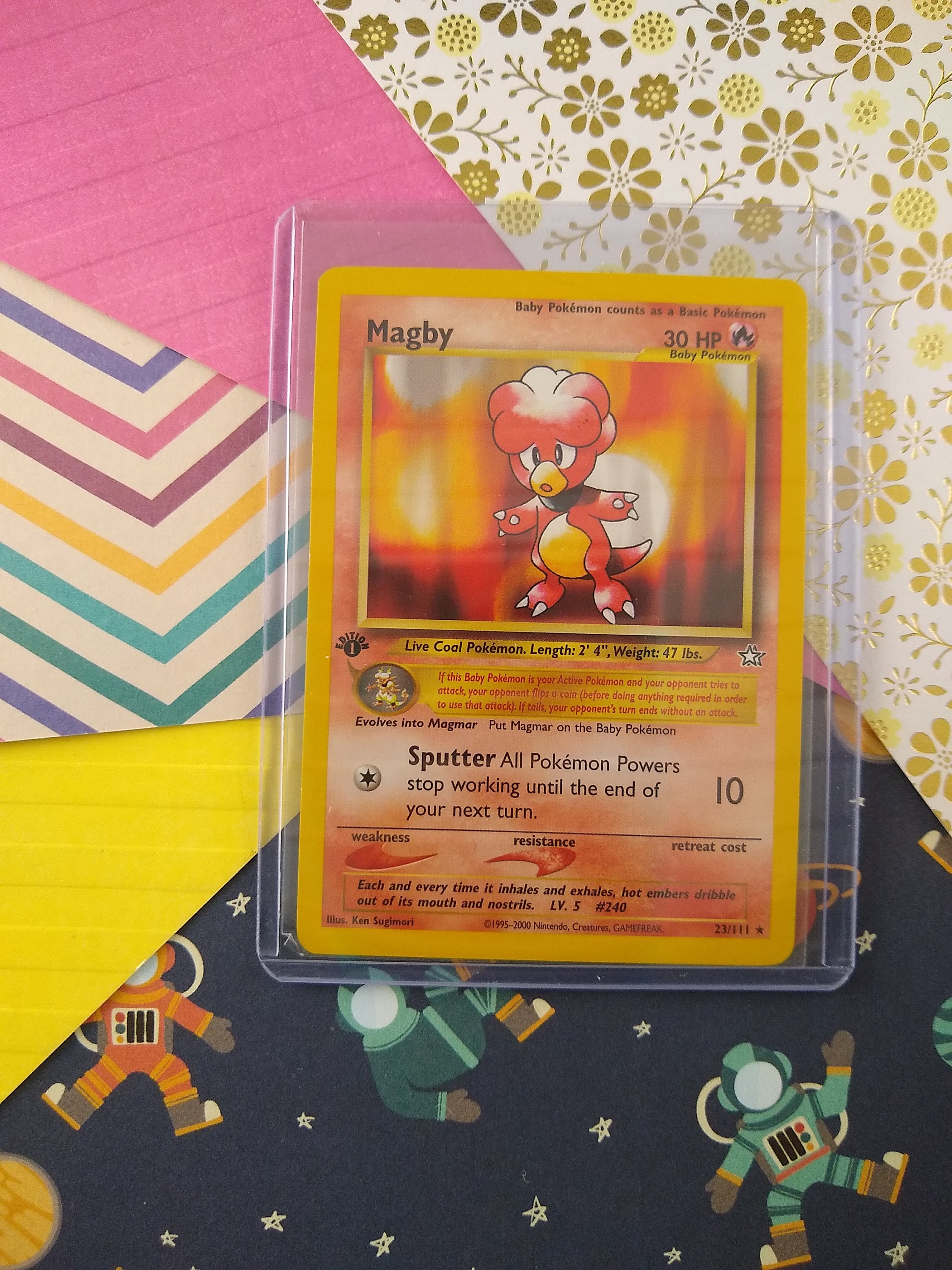 Vintage Rare - 1st Edition Magby Neo Genesis Non-holo Pokemon Card 23/111 - NM - Etsy Vintage Rare - 1st Edition Magby Neo Genesis Non-holo Pokemon Card 23/111 - NM - Etsy