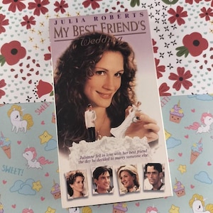 Vintage 1997 My Best Friend&#39;s Wedding Julia Roberts VHS Tape