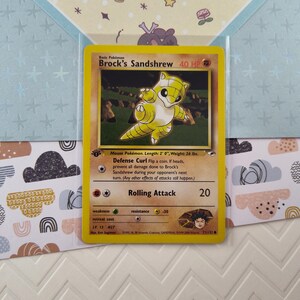 Vintage Common - 1st Edition Brock's Sandshrew Gym Heroes Non-holo Pokemon  Card 71/132 - VG (D) - Etsy