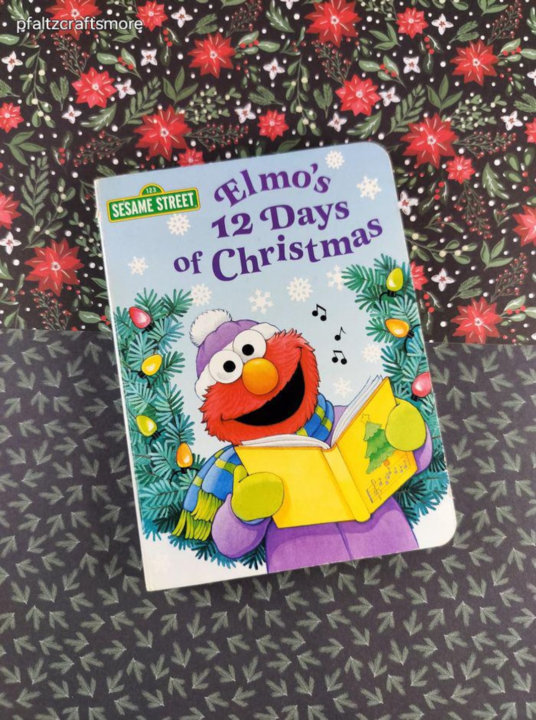 Vintage 1996 Sesame Street Elmo's 12 Days of Christmas Miniature