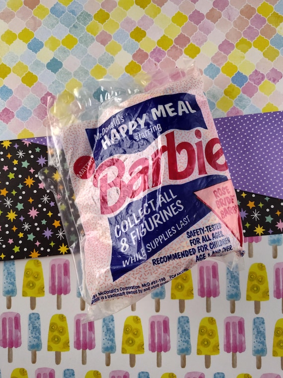 Vintage 1991 Barbie "rose Bride Barbie" Mcdonalds Toy SEALED - Etsy Canada