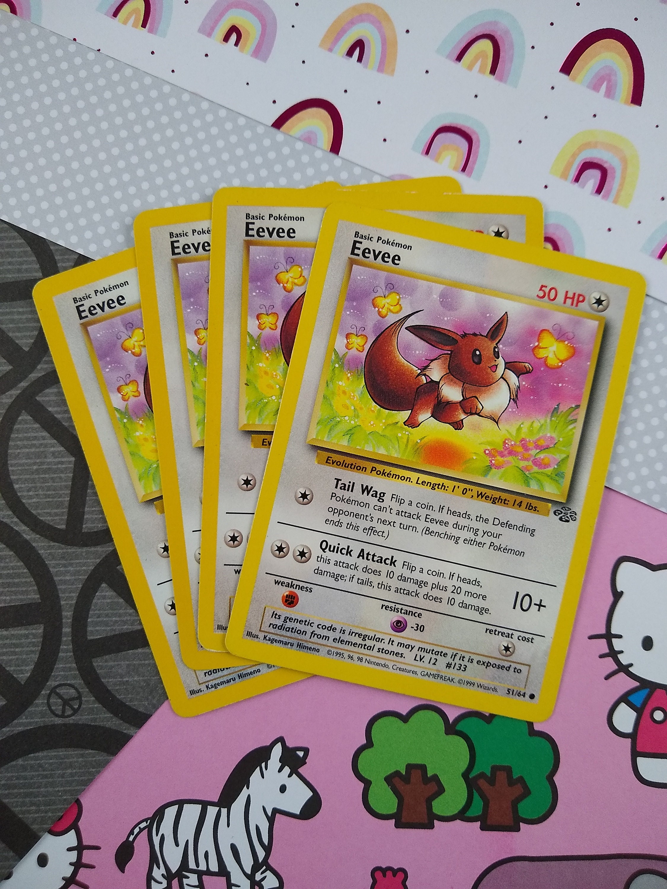 first edition eevee card Pokemon Card Eevee (Holographic)