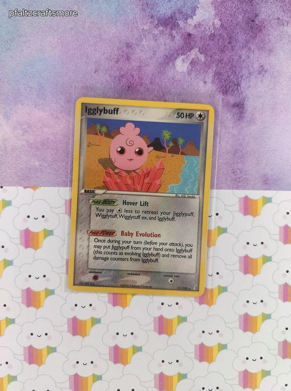 Vintage Rare - Igglybuff Crystal Guardians Non-holo Pokemon Card 21/101 - NM - Etsy Denmark Vintage Rare - Igglybuff Crystal Guardians Non-holo Pokemon Card 21/101 - NM - Etsy Denmark