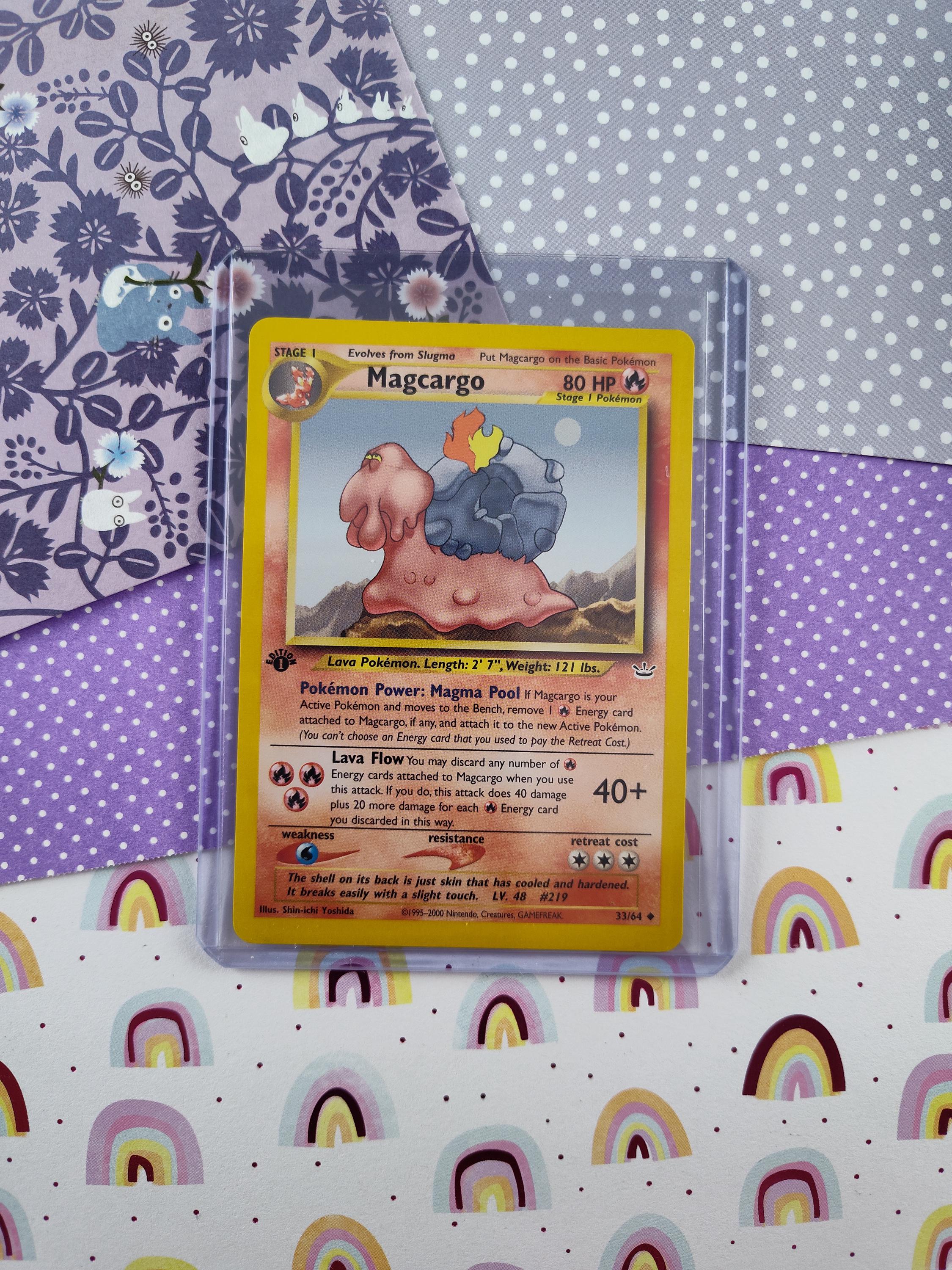 Vintage Uncommon - 1st Edition Magcargo Neo Revelation Non-holo Pokemon Card  33/64 - NM - Etsy