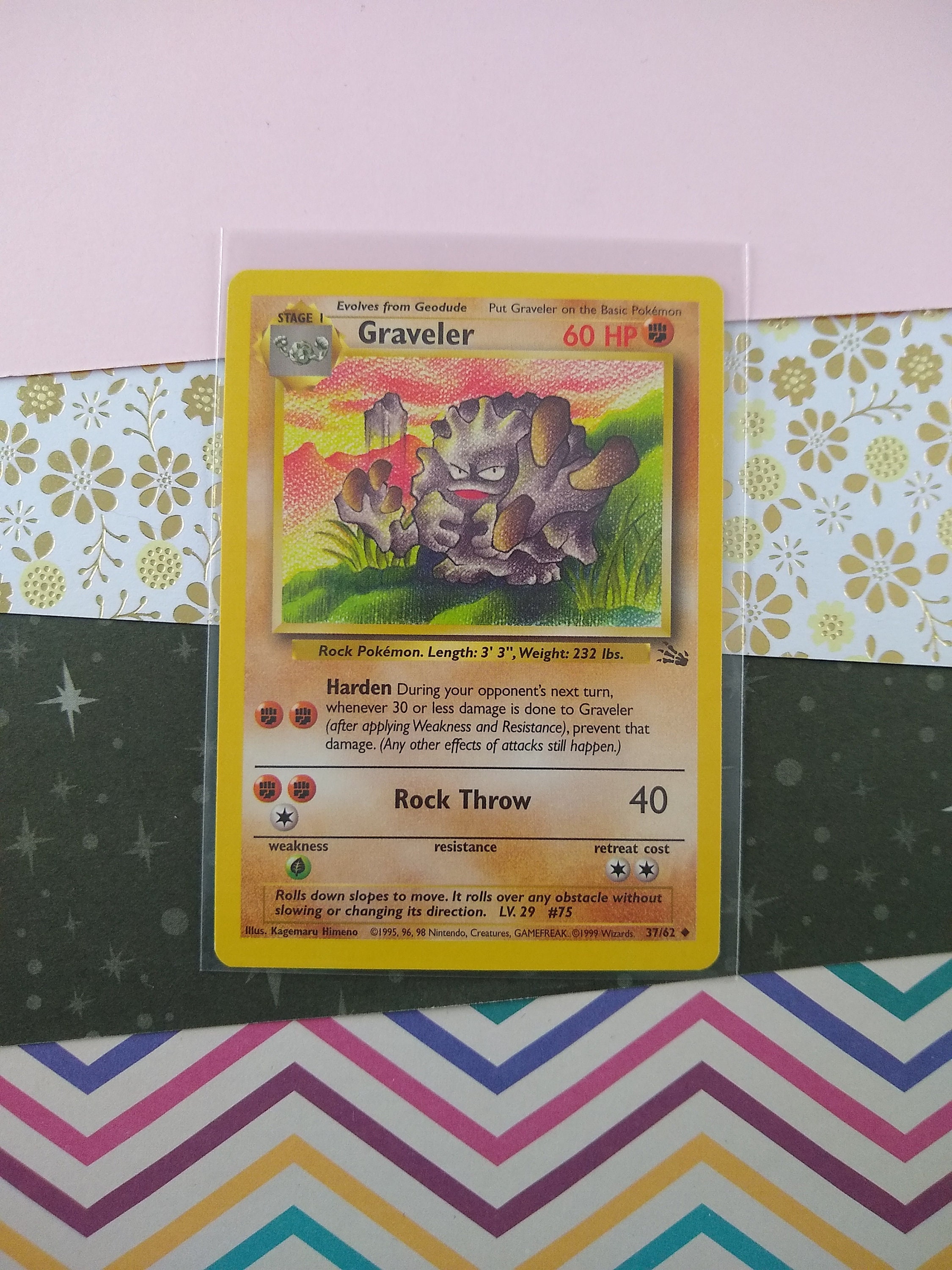 graveler pokemon card value Amazon.com: Pokemon - Graveler 075/165 - Pokemon 151 - Reverse Foil main image 1