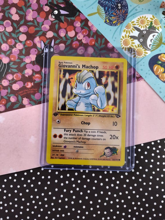 Vintage Common - 1st Edition Giovanni's Machop Gym Challenge Non-holo Pokemon Card 72/132 - NM - Etsy Sweden Vintage Common - 1st Edition Giovanni's Machop Gym Challenge Non-holo Pokemon Card 72/132 - NM - Etsy Sweden