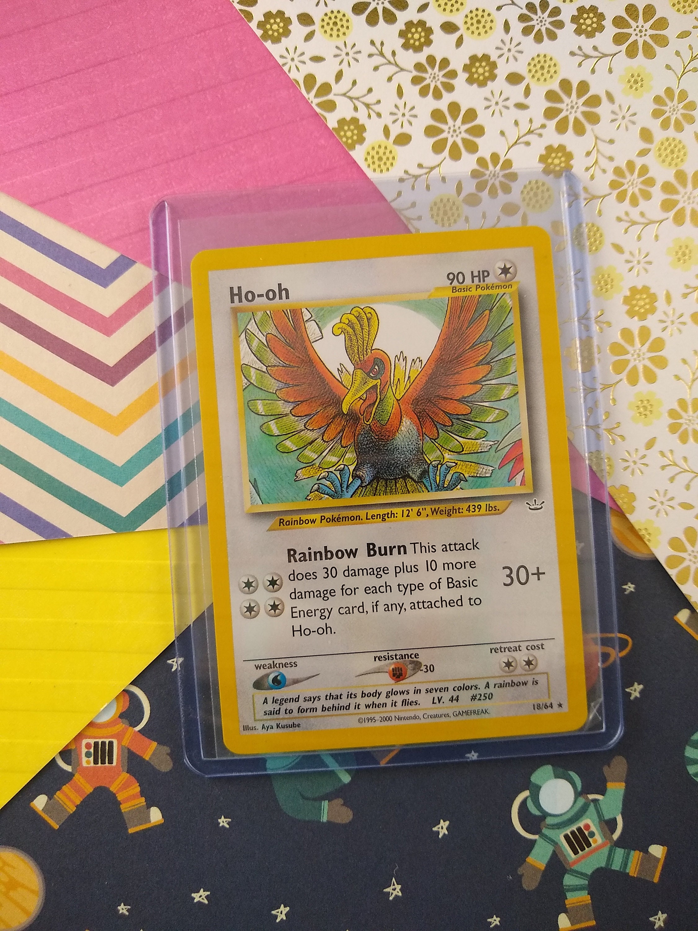 Vintage Rare Ho-oh Neo Revelation Non-holo Pokemon Card 