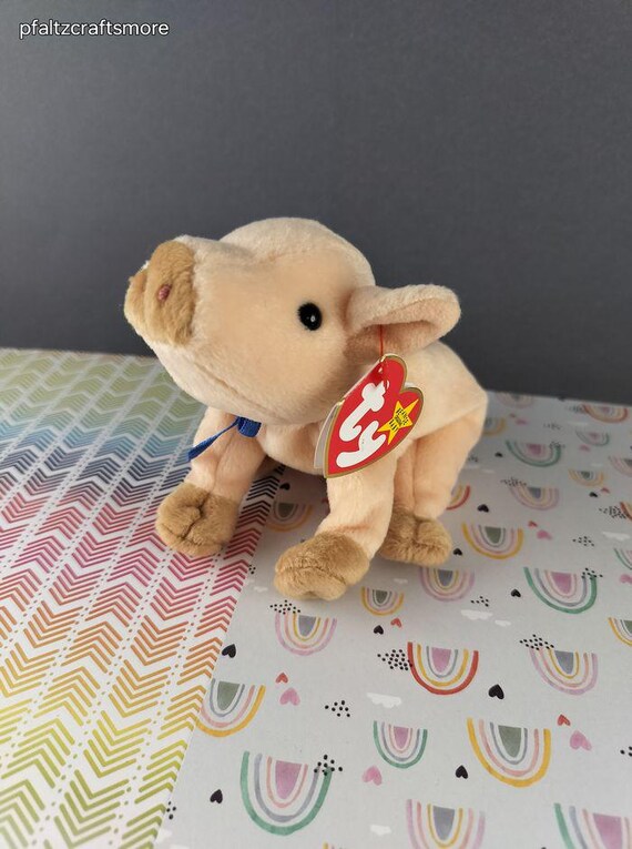 TY Beanie Baby - Easter Pig, Knuckles - March 25, 1999 - Etsy