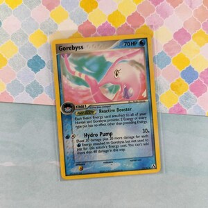 gorebyss pokemon card value TCG EX Legend Maker Non-Holo Pokemon 17/92 Water Ability Rapid Strike Canceler Your opponents Rapid Strike Pokmon in play have no Abilities Gorebyss 56/182 Holographic Pokemon Card