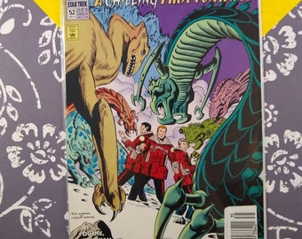 Vintage Star Trek A Chilling First Contact! September 1993 #52 Comic Fine/Very Fine, Clean & Vibrant