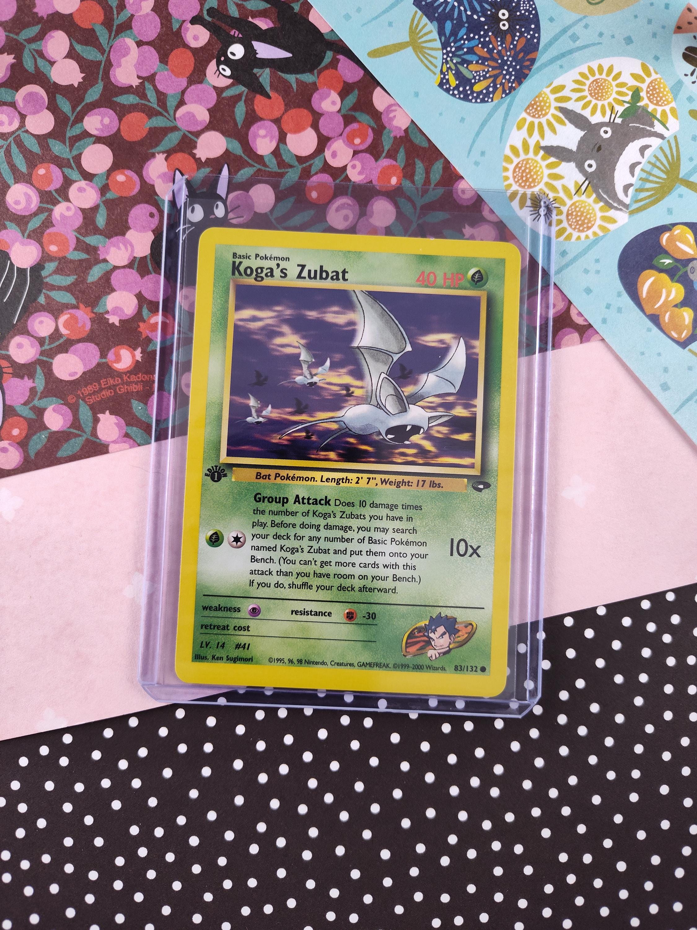 Vintage Common - 1st Edition Koga's Zubat Gym Challenge Non-Holo Pokemon  Card 83/132 - NM