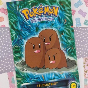 RARE vintage 2000 carte postale internationale Pokemon format standard #108 - NM