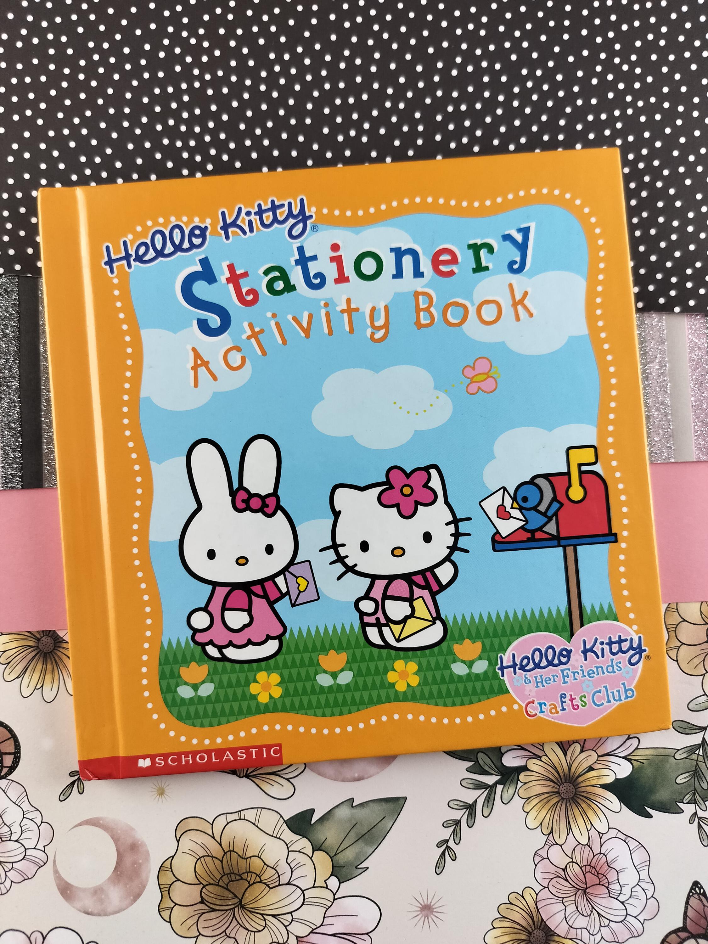 Vintage 2001 Hello Kitty Stationery Activity Book Scholastic