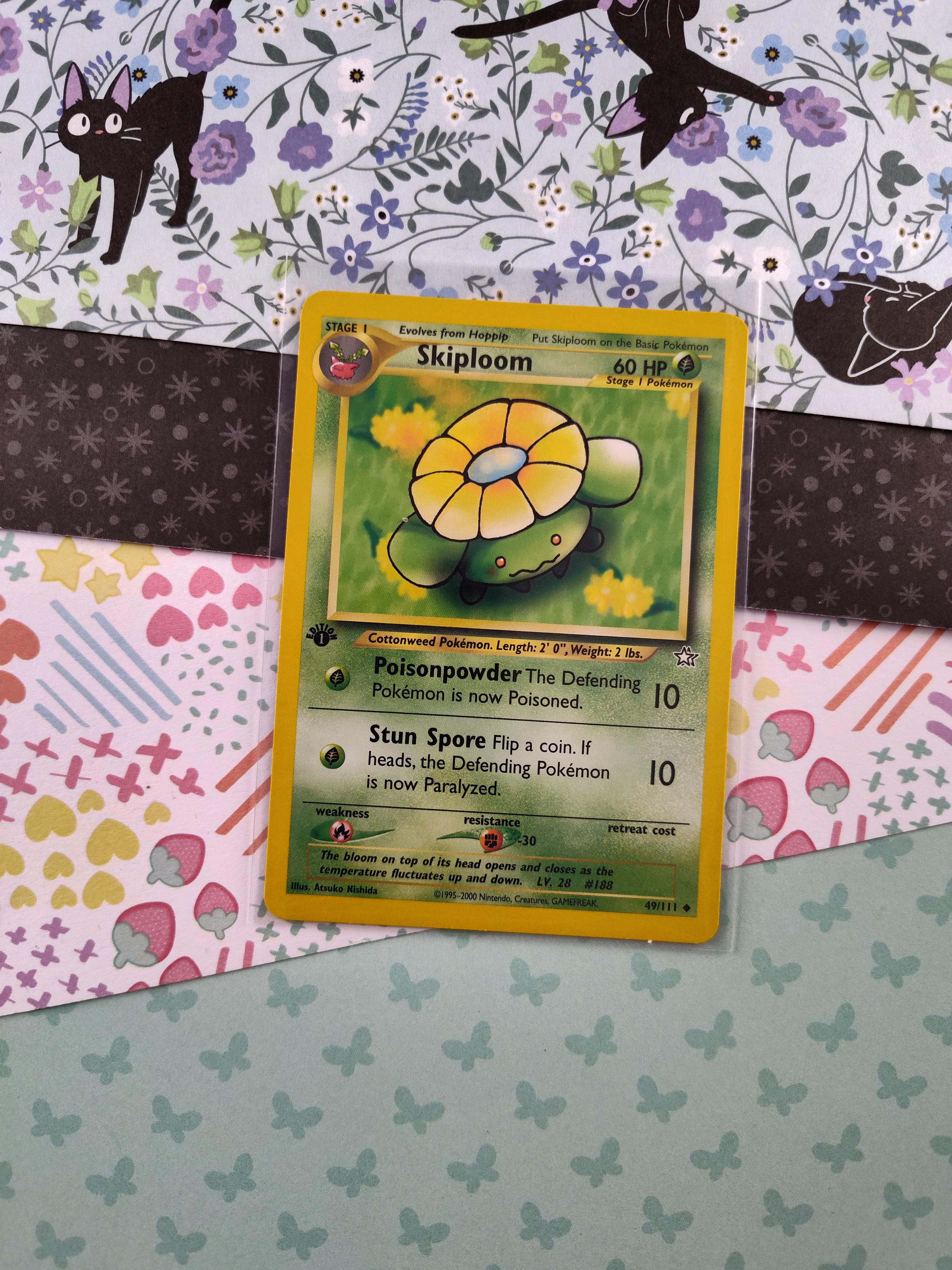 Vintage Uncommon - 1st Edition Skiploom Neo Genesis Non-holo Pokemon Card  49/111 - VG - Etsy