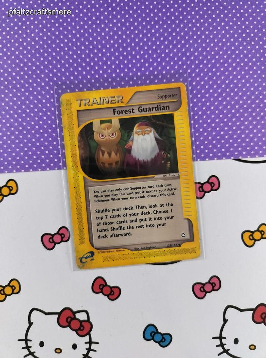 Vintage Uncommon - Forest Guardian Aquapolis Non-holo Pokemon Card 123/147  - LP - Etsy