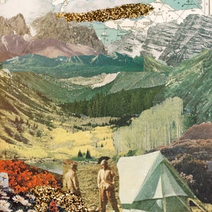 Wanderers Collage Print