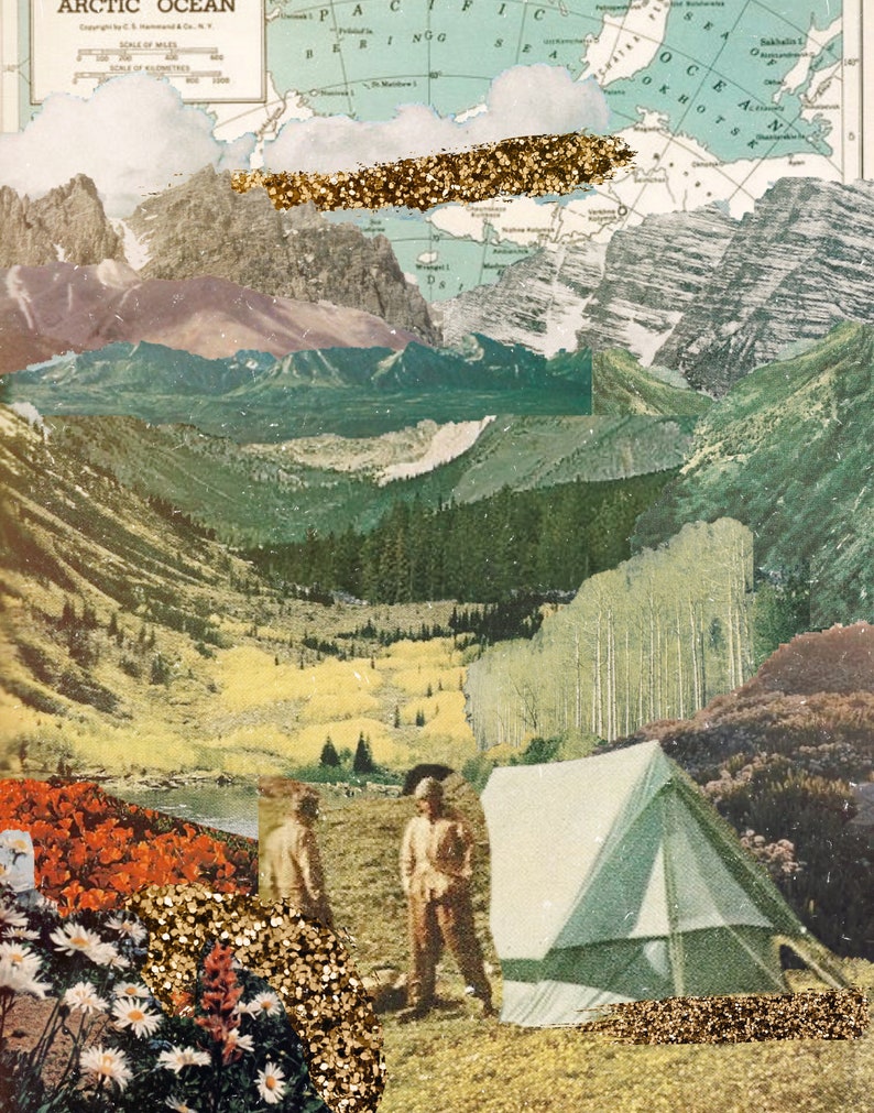 Wanderers Collage Print image 1