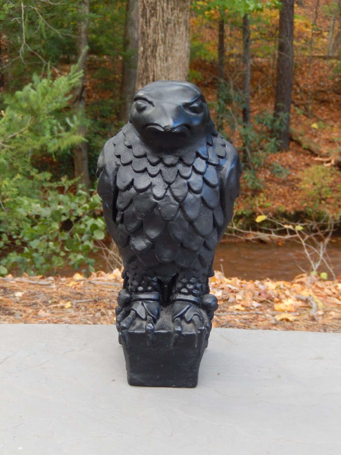 Maltese Falcon vintage black falcon statue 11 inches home Etsy