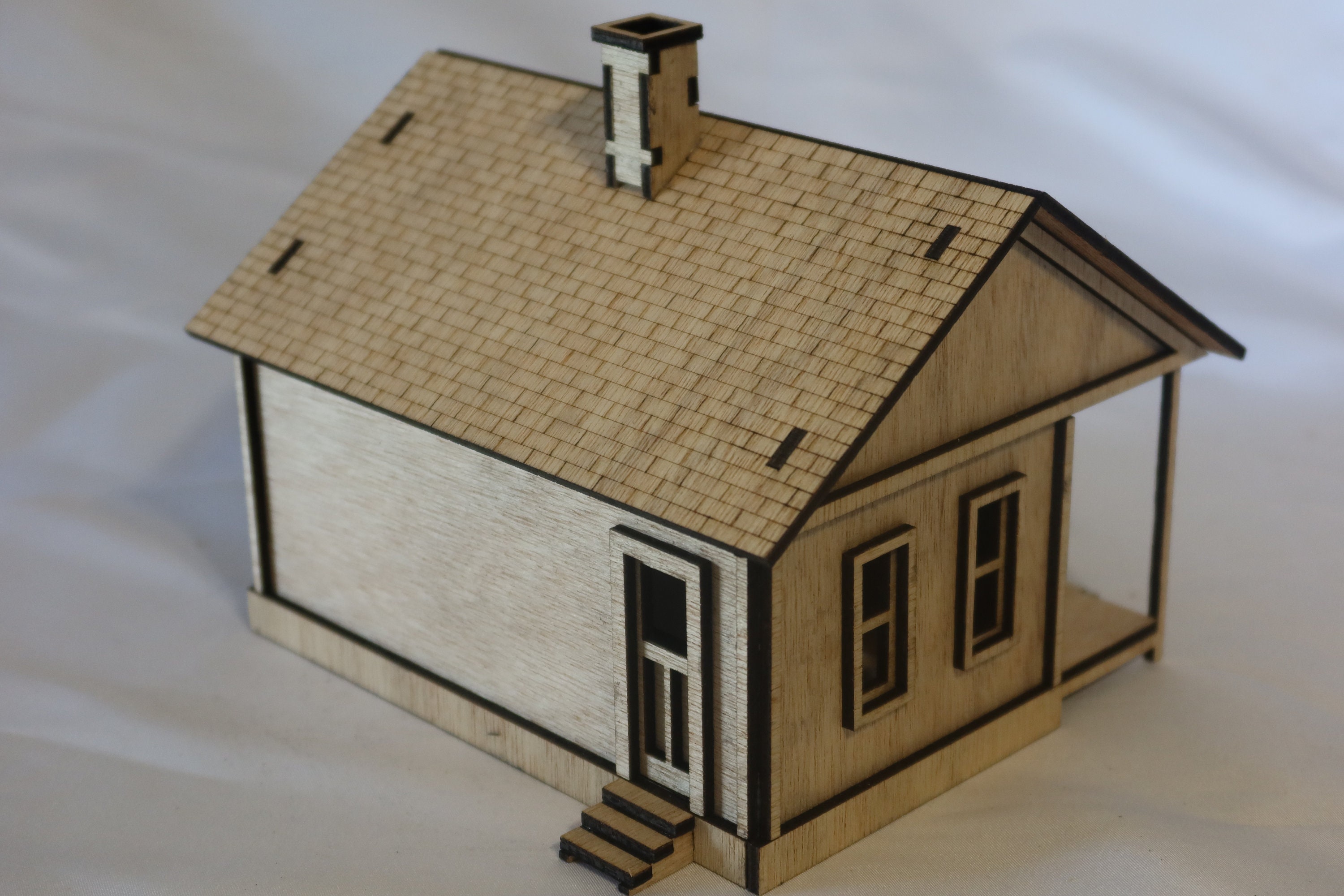 1:48 O Scale kit Cabin Small House Beach Hut - Etsy