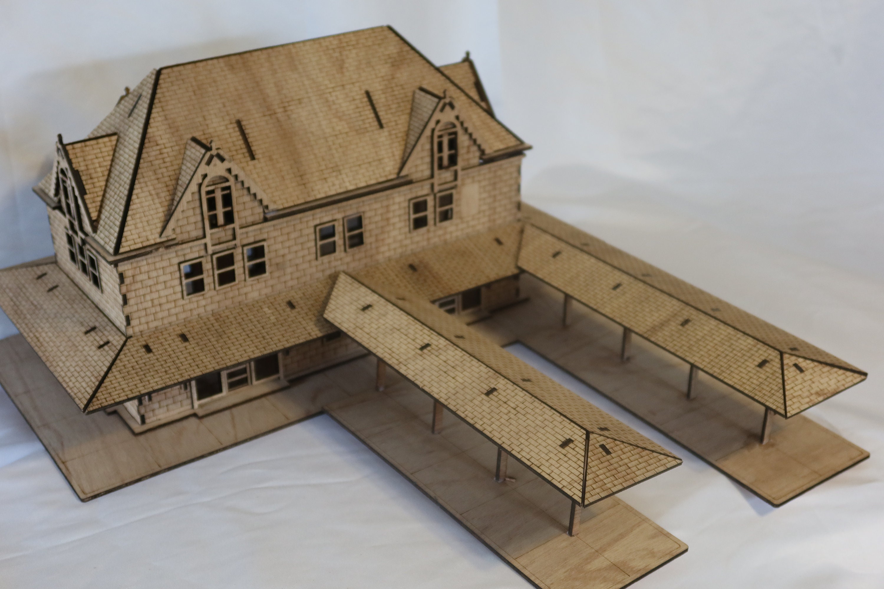 1:48 (O Scale) [kit] Central Station, Train Station, Hub, Platforms - Etsy