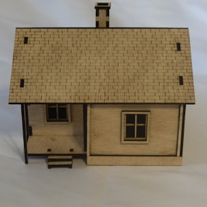 1:48 (O scale) [Kit] Cabin, Small House, Beach hut