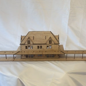 1:48 (O scale) [Kit] Central station, train station, hub, platforms
