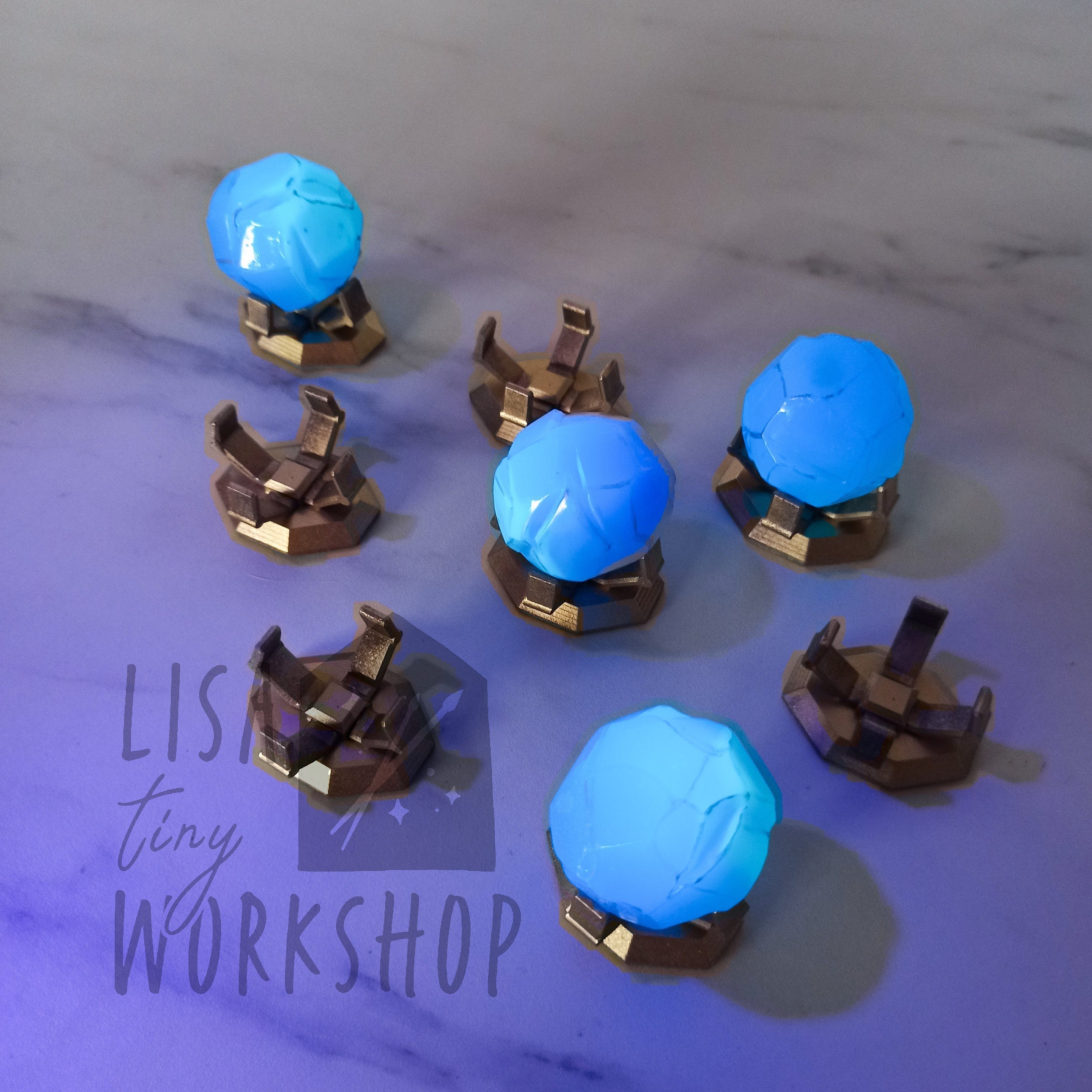 Glow in the Dark Hextech Crystal From Arcane Etsy