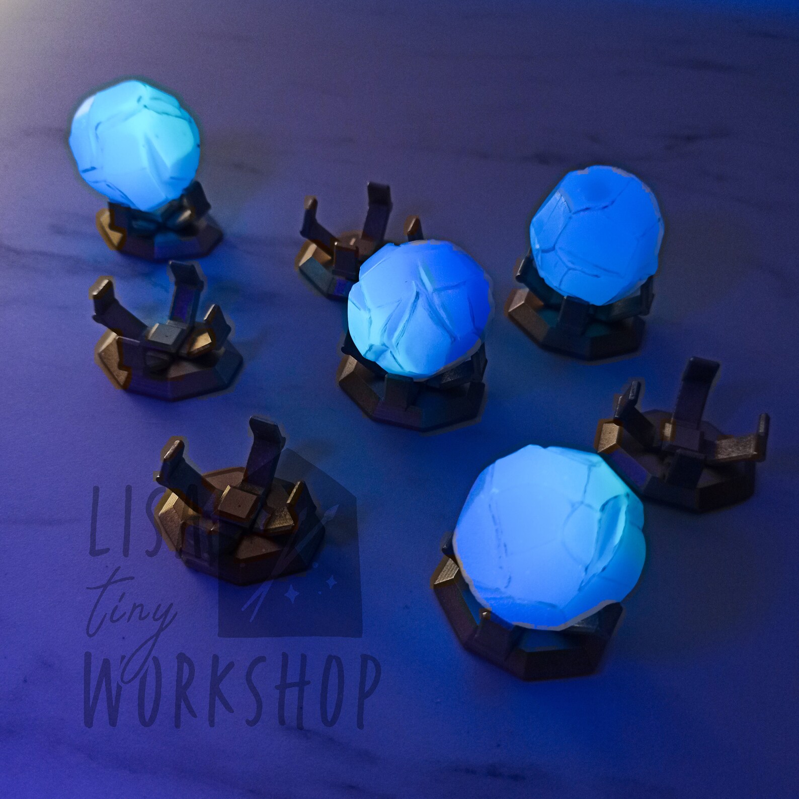 Glow in the Dark Hextech Crystal From Arcane Etsy