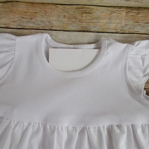 Girl White Dress Christening Dress-Baptism Dress-Baby Dedication Dress-Portrait Dress-Flower Girl Dress image 5