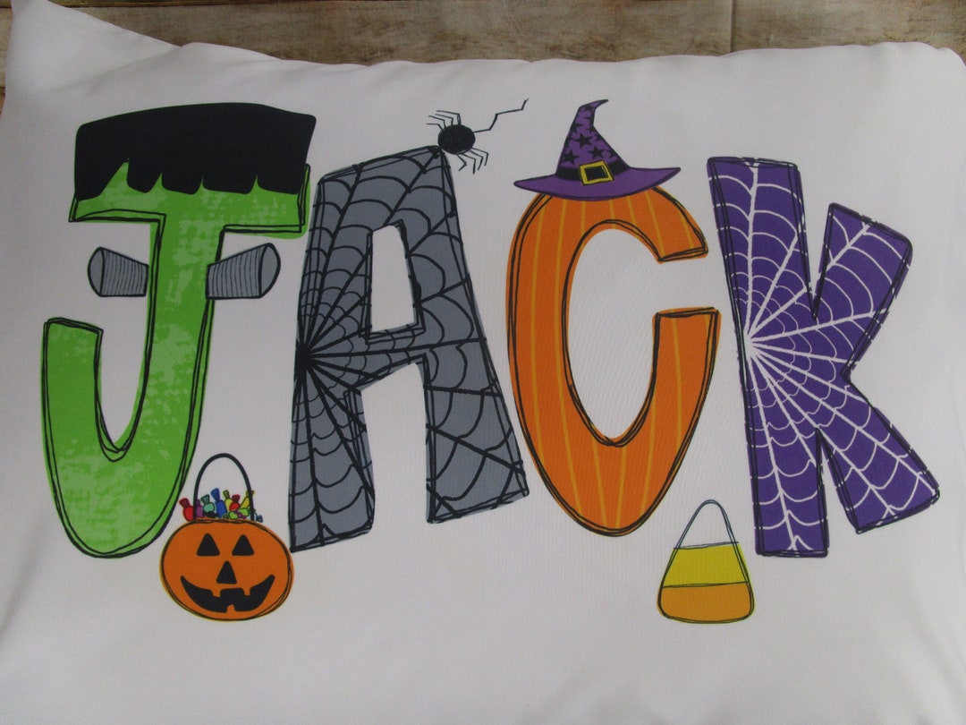 Personalized Kids Halloween Pillowcasetrick or Treat Pillowcasekids