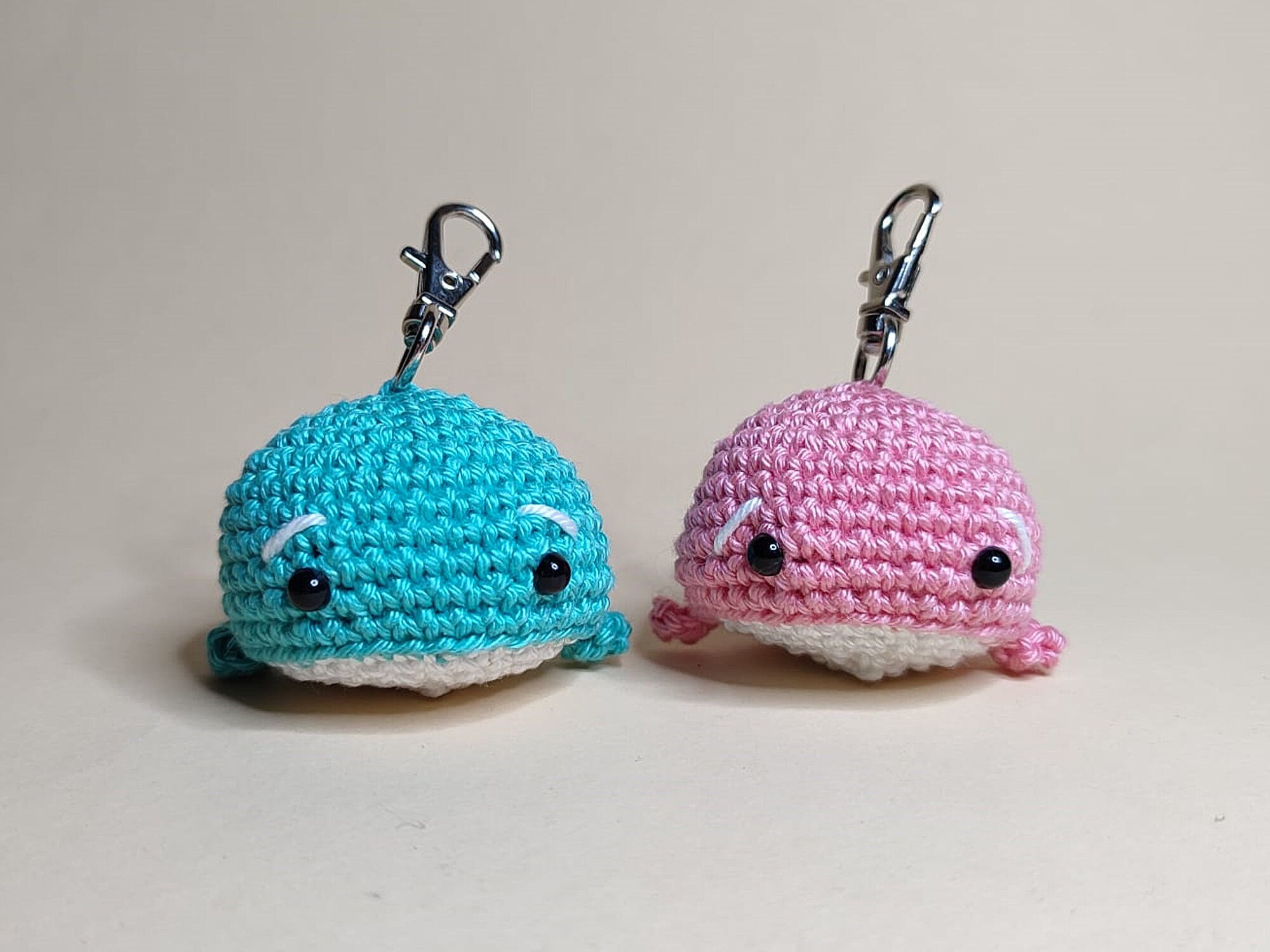 Gehäkelter Wal Anhänger “Wanda”, Schlüsselanhänger, Amigurumi, Öko, Meer, gehäkeltes Tier, Natur, maritime Deko, Einschulung