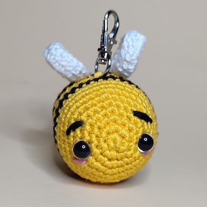 süße gehäkelte Biene, Bienen Anhänger, Plüsch Hummel, Plüsch Biene, Hummel Anhänger, gehäkelte Hummel, Amigurumi Hummel, Amigurumi Biene