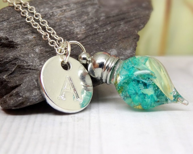 Add-on Letter charm, Monogram necklace, personalised floral jewellery, add initial charm to a necklace or bracelet, personalized necklace
