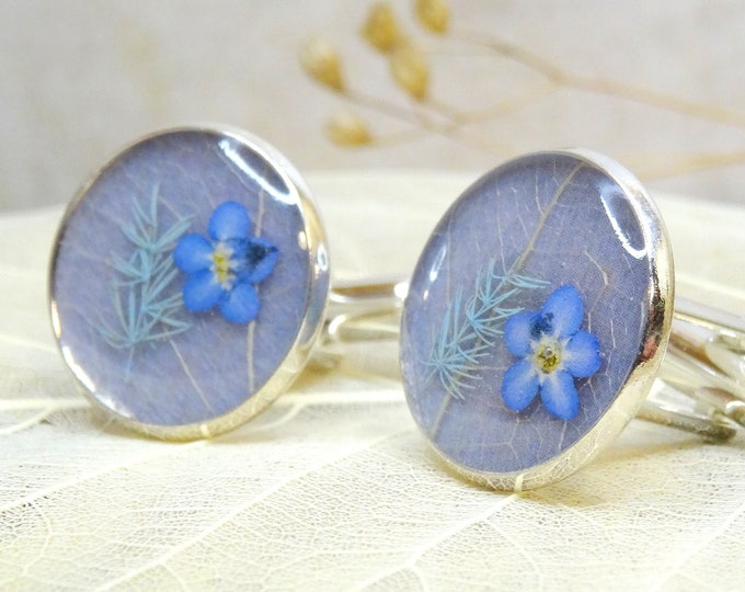 Forget me not cufflinks