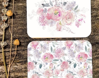 Floral Mini Note Card Set – Recycled Cardstock Thank You Notes