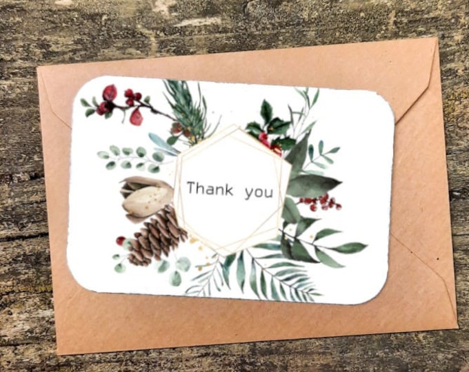 Set of 20 Thank you cards