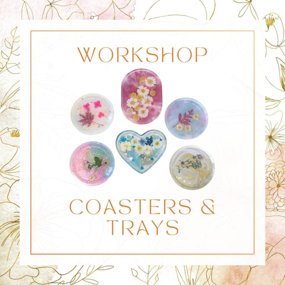 WORKSHOP - Real flower coasters & trays  | 26th March 2026 | Littleport, Ely