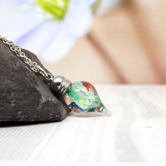Rose petal necklace