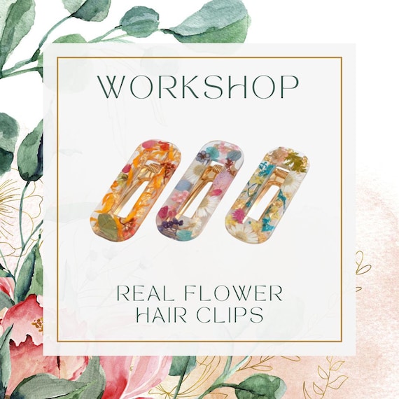 WORKSHOP - Real flower hair clips | 8th April 2026 | Needingworth
