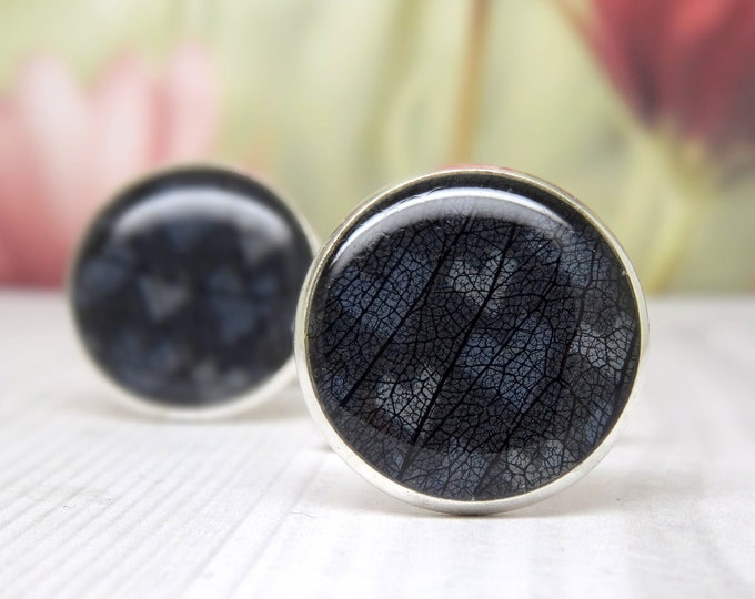 Bodhi leaf cufflinks