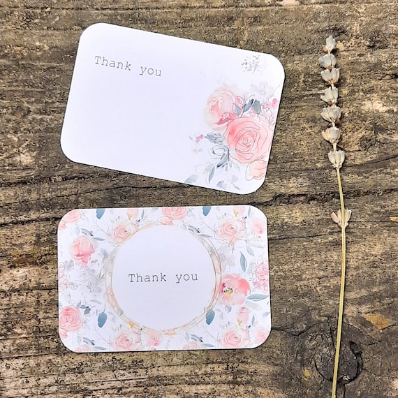Set of 20 Thank you cards
