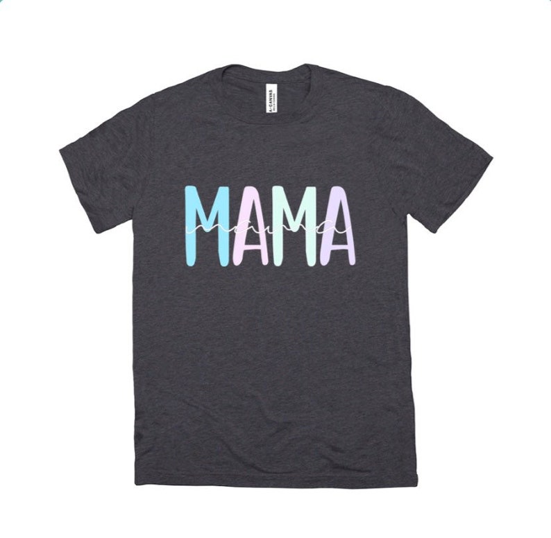 Mama Rainbow Shirt Mama Shirt Mothers Day Gift Mom Life | Etsy