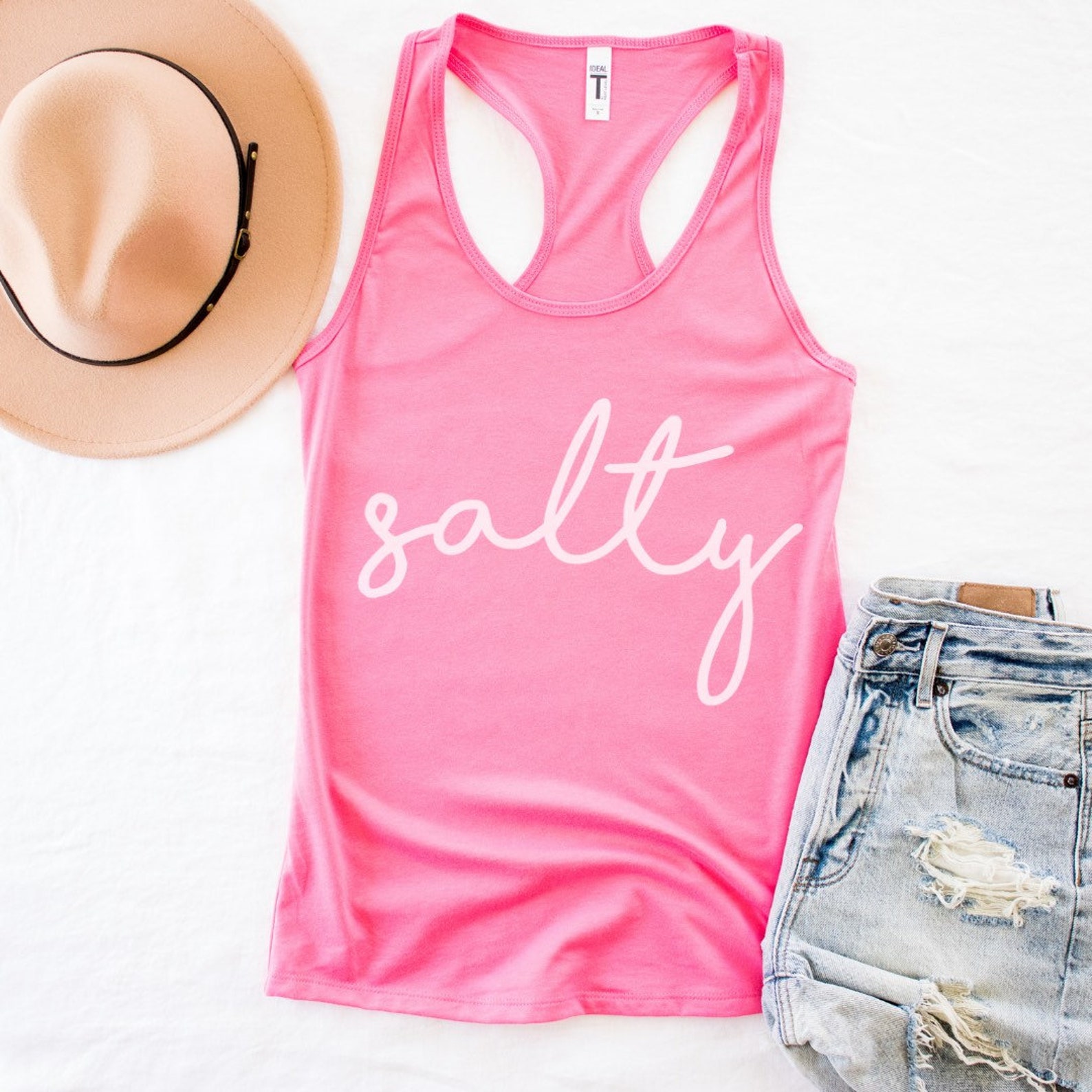 Salty Tank Top Beach Tank Tops for Women Gift for Beach | Etsy