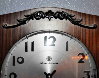 Vintage Aichi Tokei Denki K.k. Japan 30 Day Wall Clock - Etsy