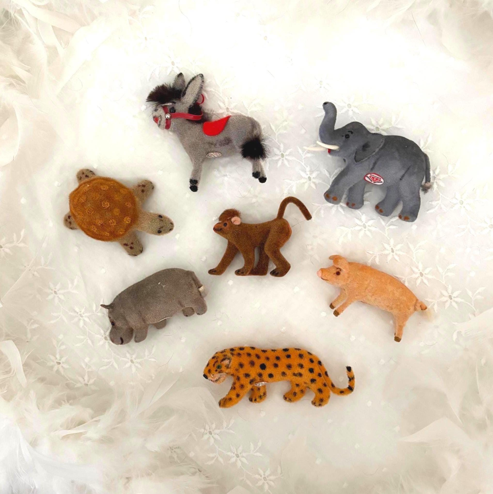 Wagner Kunstlerschutz Flocked Animals - Etsy